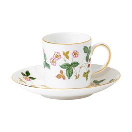 Wedgwood Taza Café Con Plato Wild Strawberry (2 Unidades) Bone China/ New Bone China